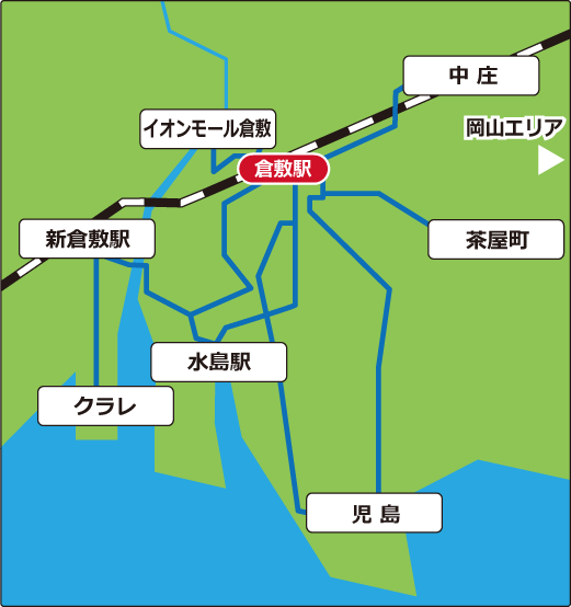 倉敷周辺広域マップ